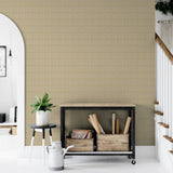 Arthouse Moorish taupe and gold wallpaper - British product