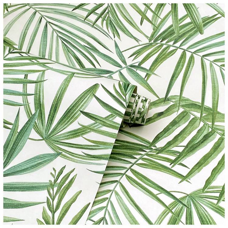 Arthouse Tropical Green wallpaper W53cm x L10.05m (British brand)