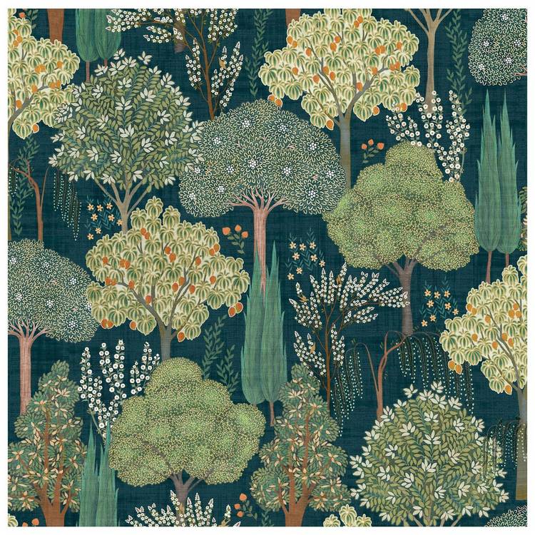 Esselle Home Persian Oasis Green Wallpaper (British brand)