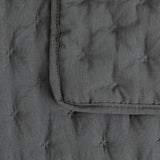 Argos Home pinsonic bedspread charcoal 200x220cm (British brand)