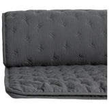 Argos Home pinsonic bedspread charcoal 200x220cm (British brand)