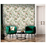 RHS Birdsong N Blooms cream wallpaper 50cm x 10m, UK version