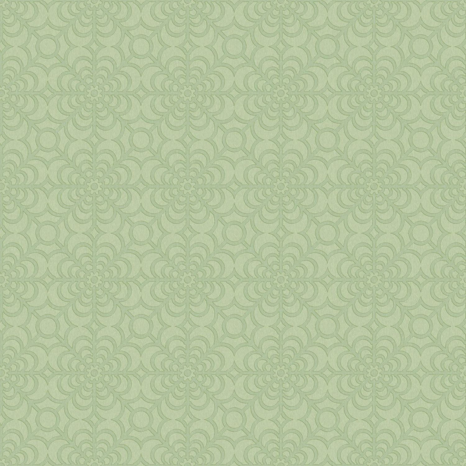 RHS Dandy Floral Sage wallpaper roll, imported from the UK