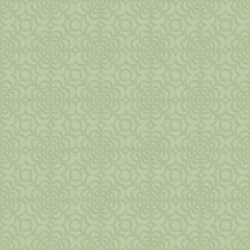 RHS Dandy Floral Sage wallpaper roll, imported from the UK