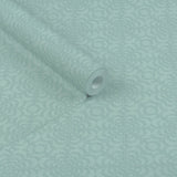 RHS Dandy Floral soft blue wallpaper roll - British product