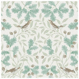 RHS Woodland Songbirds Sage wallpaper roll - British product