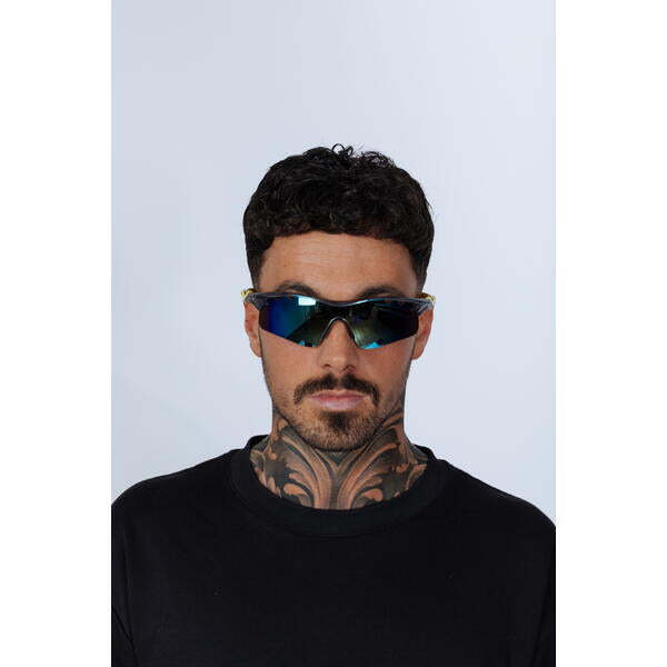 SVNX Outdoor Sport Racer sunglasses in Multi Yellow - British product