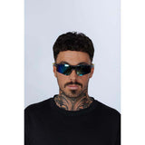 SVNX Outdoor Sport Racer sunglasses in Multi Yellow - British product