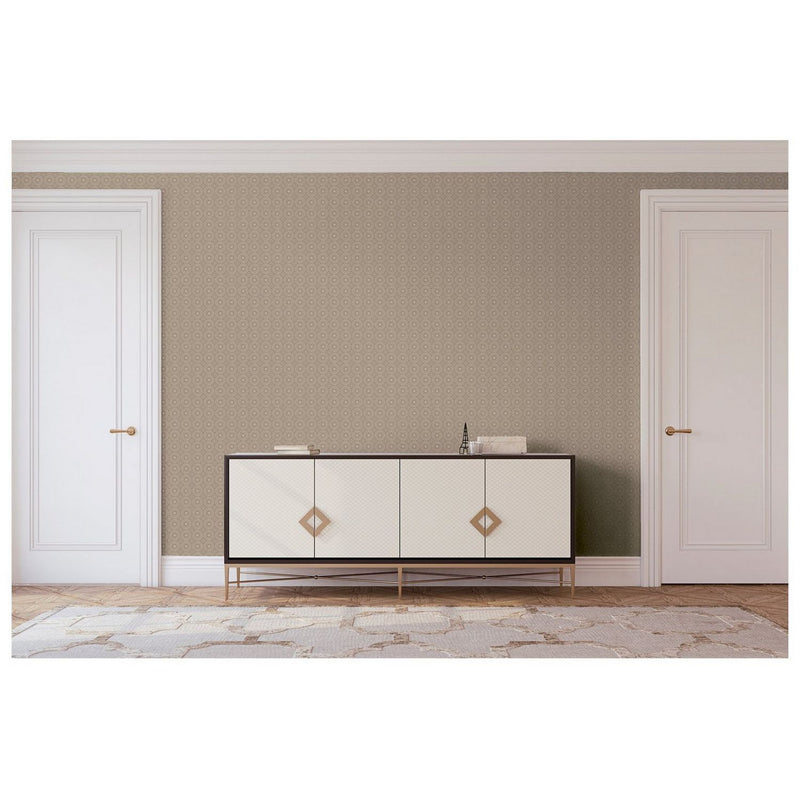 Arthouse symmetrical chic silver wallpaper, UK version