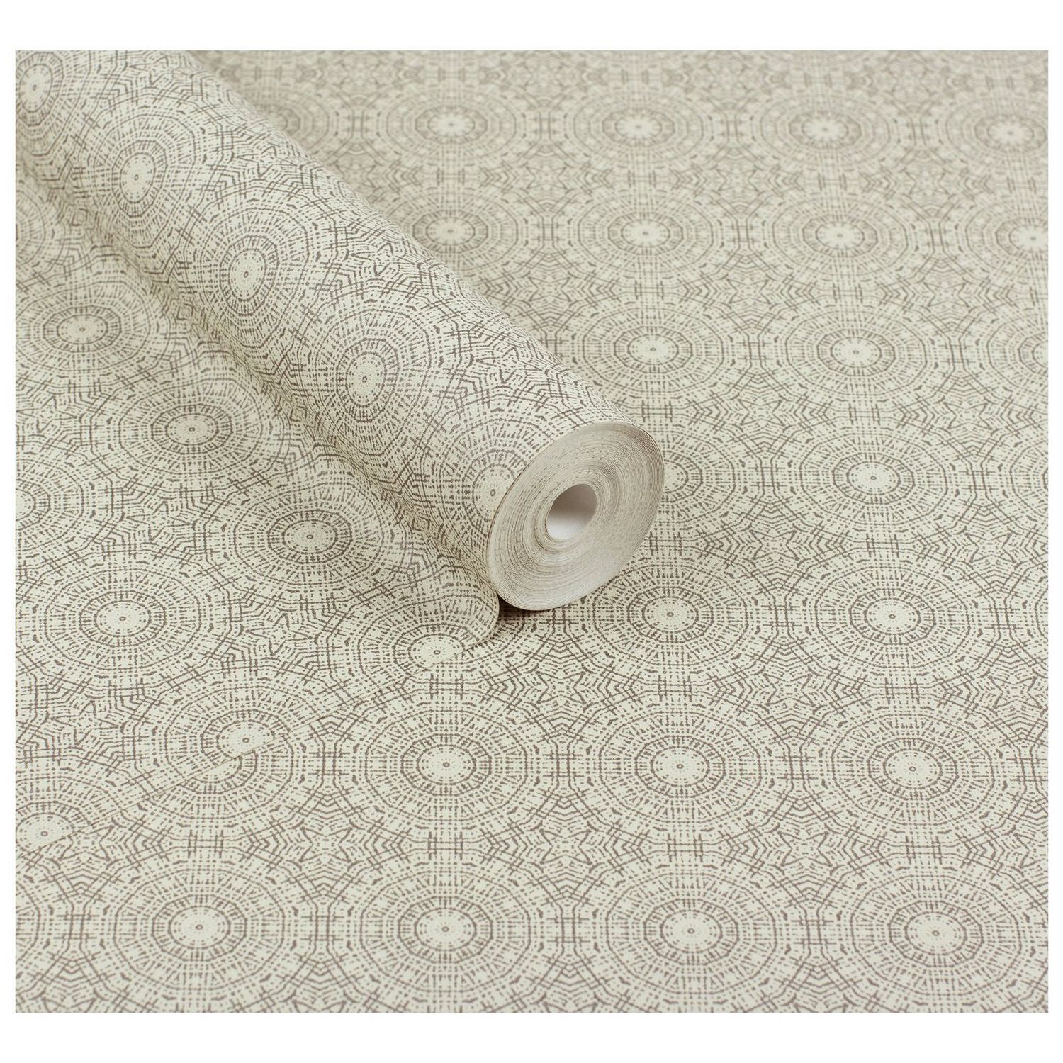 Arthouse symmetrical chic silver wallpaper, UK version