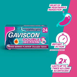 Gaviscon Double Action Tabs Heartburn Indigestion Mixed Berry   24 per pack GOODS M&S   