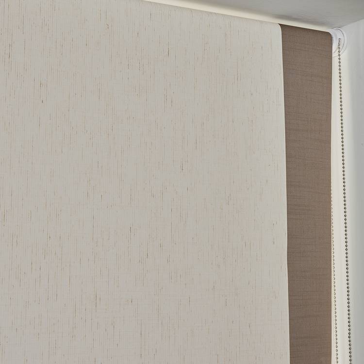 Habitat block edge blackout roller blind 90cm off white (British brand)