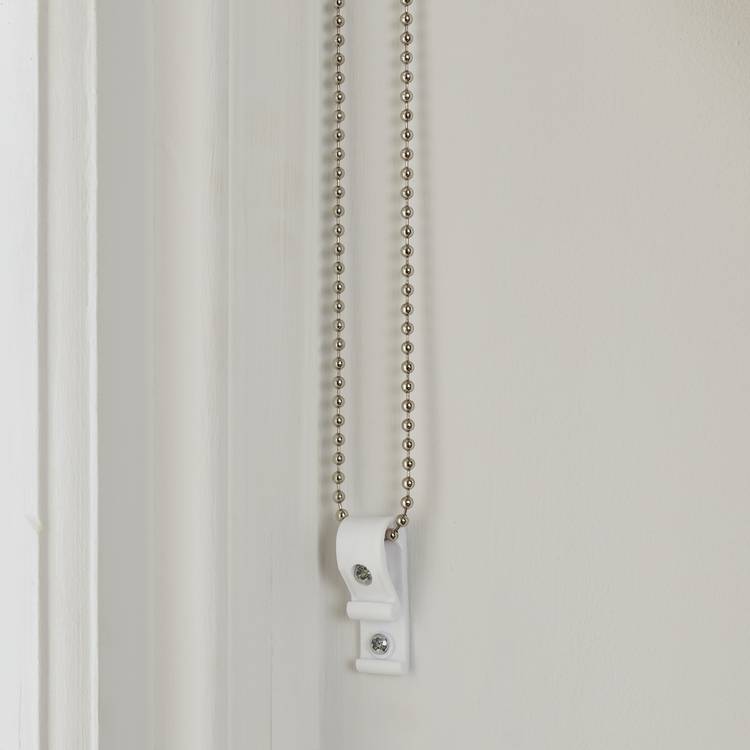 Habitat block edge blackout roller blind 90cm off white (British brand)