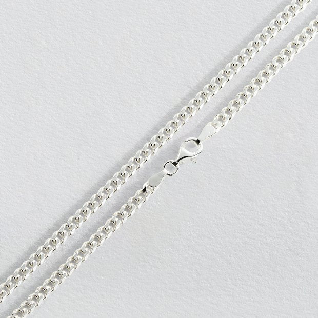 Revere sterling silver curb chain 24 inch, UK version