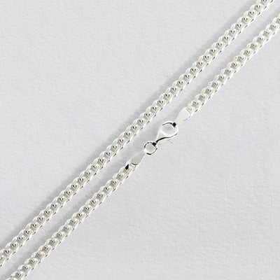 Argos Revere Sterling Silver Curb Chain Necklace 24 Inch- Buy online at McGrocer