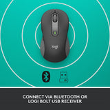Logitech M650 wireless mouse black, imported from the UK