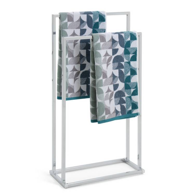 Habitat 2 tier freestanding towel rail chrome (British brand)