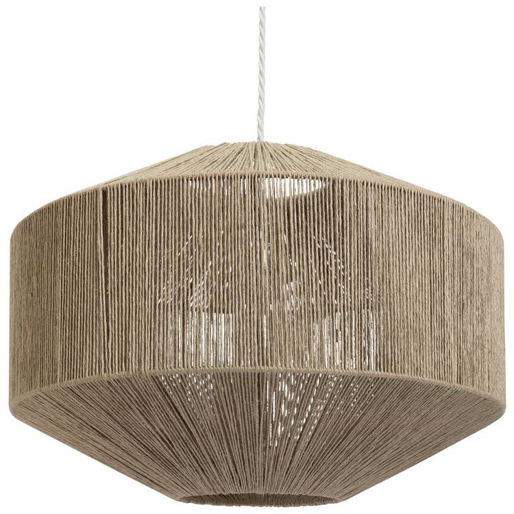 Habitat jute natural lampshade 45cm, British product