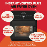 Instant Vortex Plus 13L air fryer oven black - British product