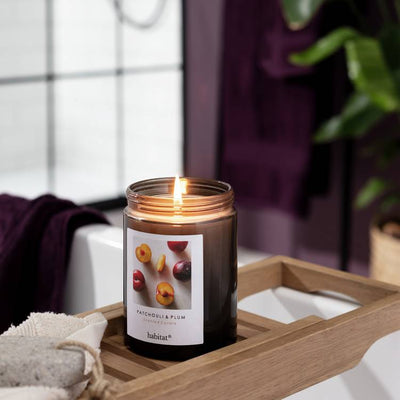 Argos Habitat Jar Candle Patchouli & Plum 70 Hour Burn Time- Buy online at McGrocer