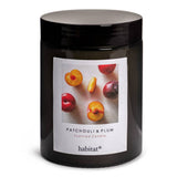 Habitat Patchouli and Plum jar candle with lid (British brand)