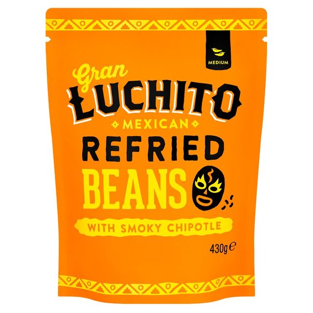 Gran Luchito Chipotle Refried Beans   430g GOODS M&S   