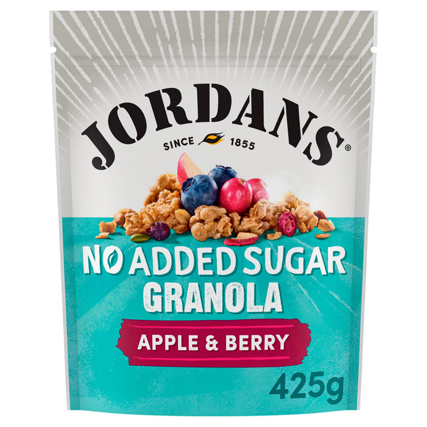 Jordans No Added Sugar Granola Apple & Berry 425g GOODS ASDA   