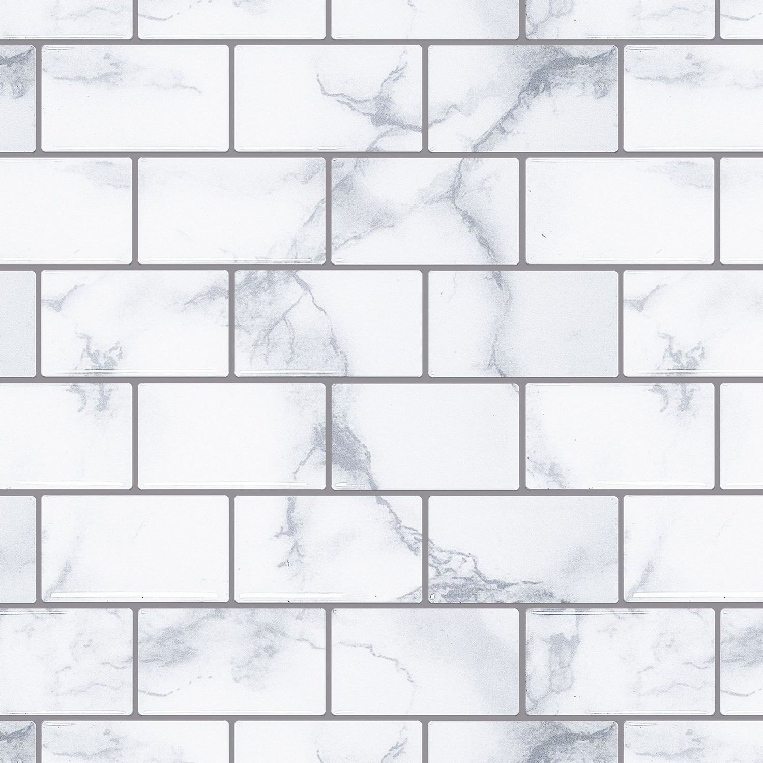 Arthouse grey marble brick geometric wallpaper - British product