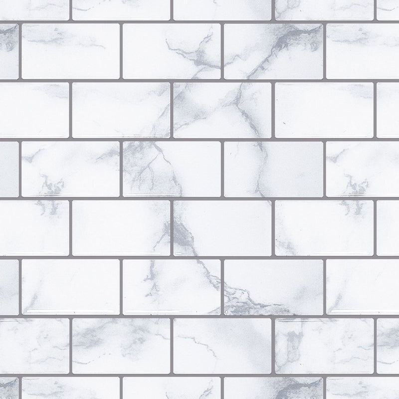 Arthouse grey marble brick geometric wallpaper - British product