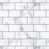 Arthouse grey marble brick geometric wallpaper - British product