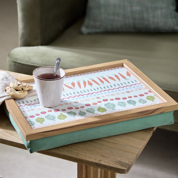 Argos Home allotment lap tray with cushioned base (British brand)