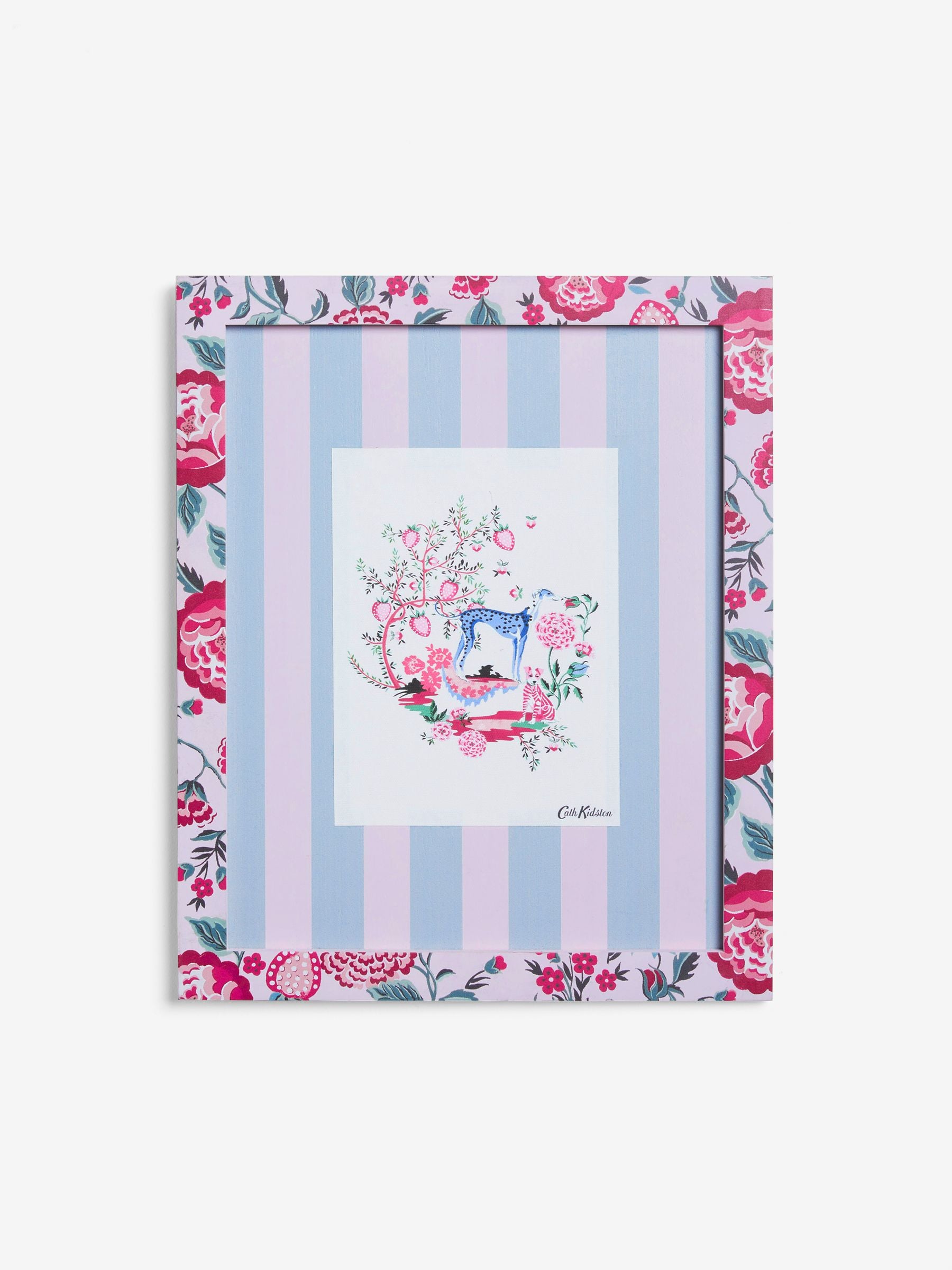 Cath Kidston Blue/Pink Floral Wall Art