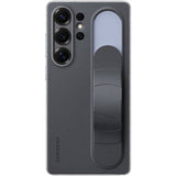 Samsung S25 Ultra standing grip case in black, UK version