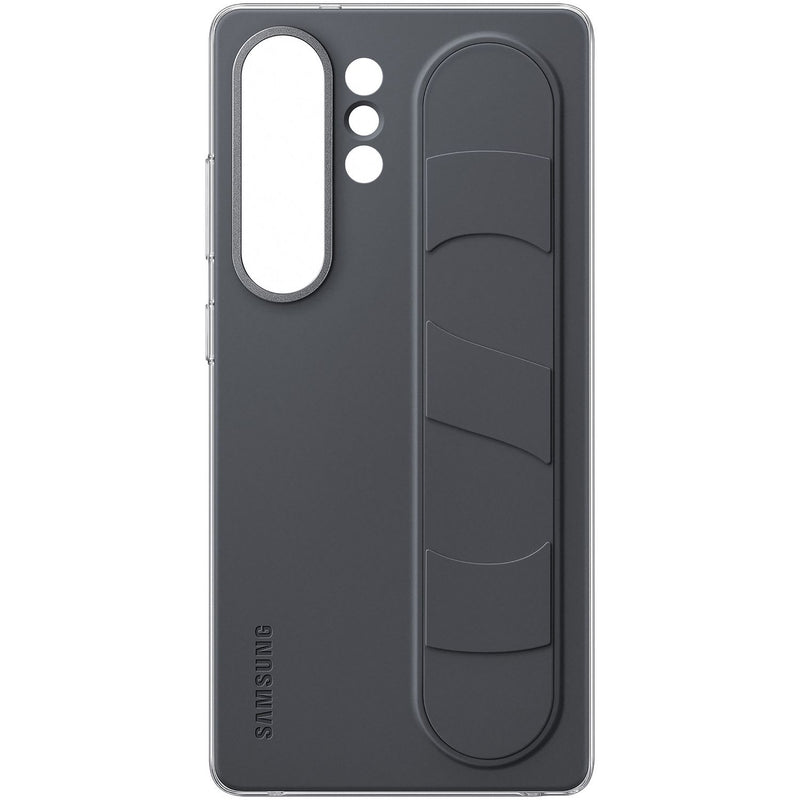 Samsung S25 Ultra standing grip case in black, UK version