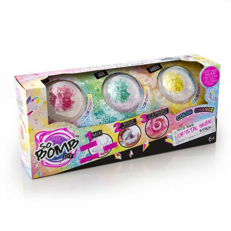 So Bomb DIY Bath Bomb Geode 3 Pack (British brand)
