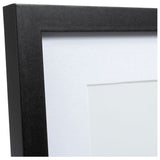 Habitat black wooden picture frames set of 3 - British product