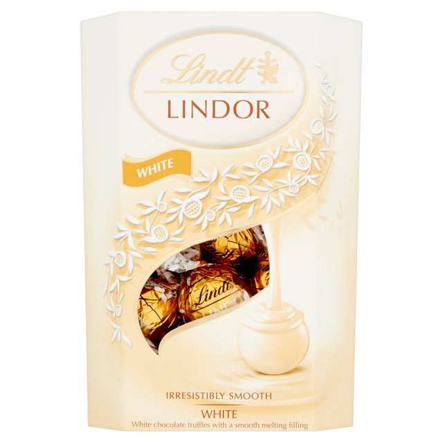 Lindt Lindor White Chocolate Truffles   200g GOODS M&S   