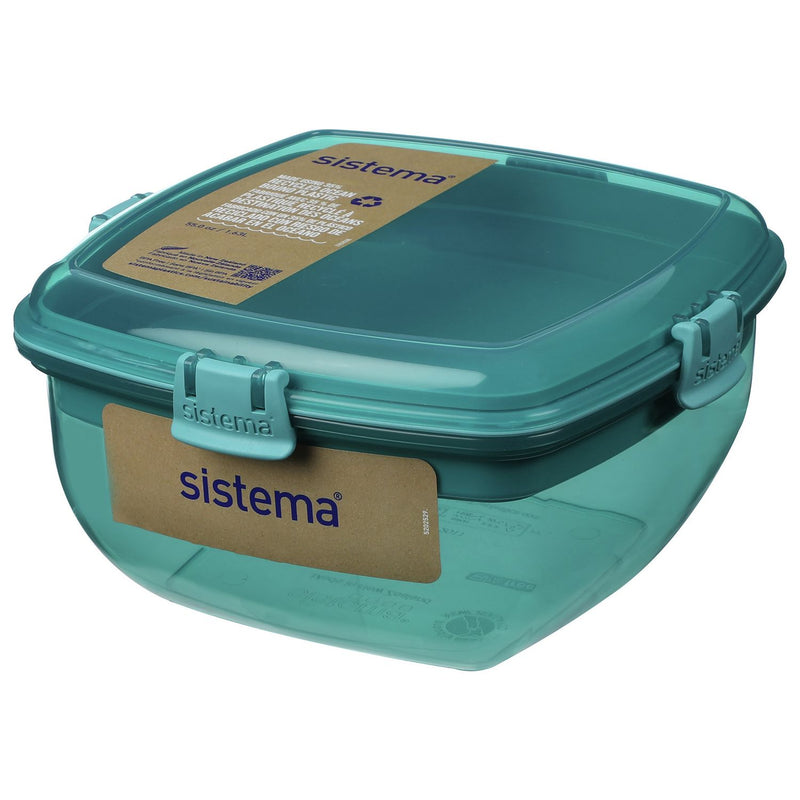 Sistema salad and sandwich snack box, BPA free container (British brand)