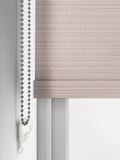 Next made to measure roller blind in Ruby Red - British product