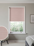 Next made to measure roller blind in Ruby Red - British product