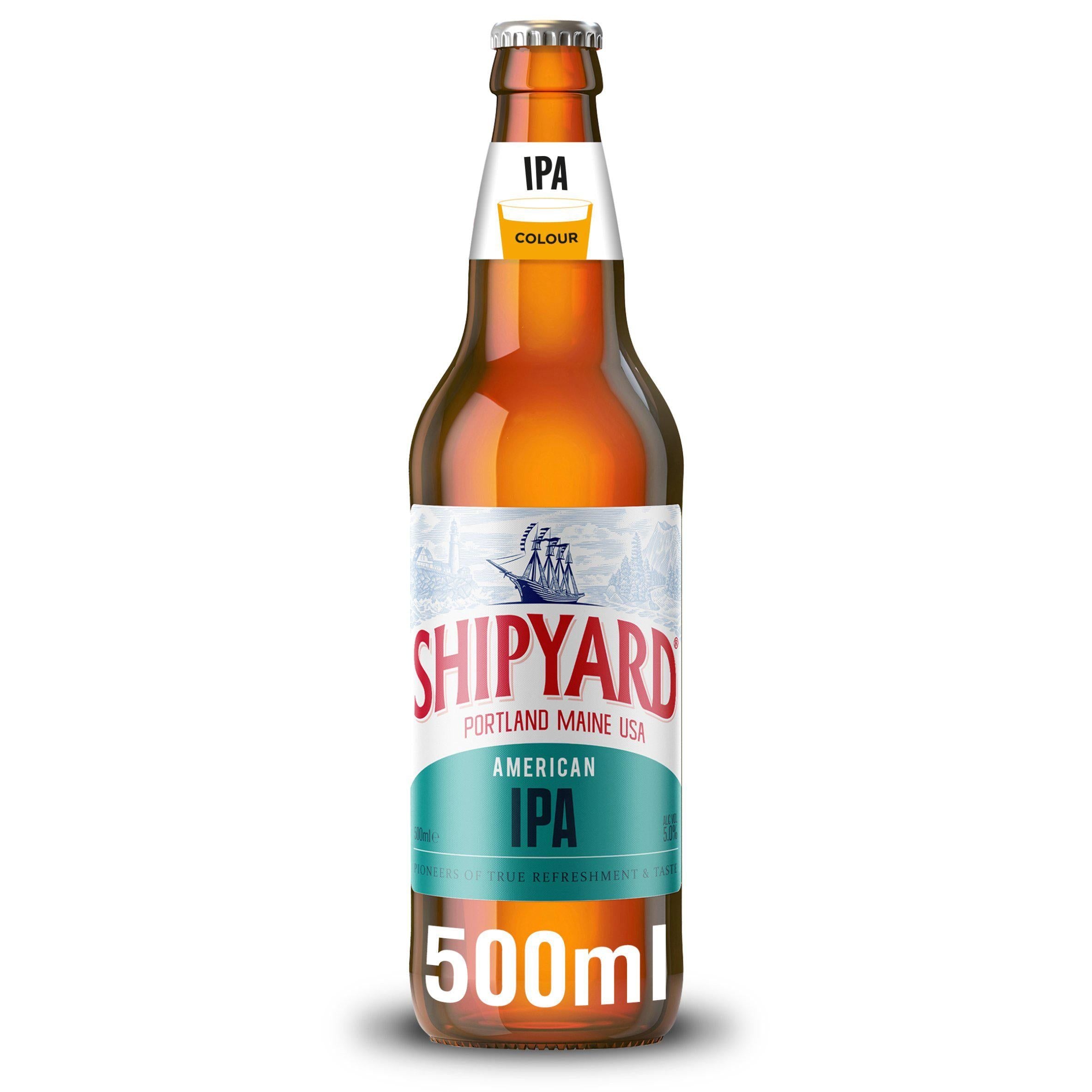 Shipyard American IPA Ale Beer Bottle 500ml Ale & stout Sainsburys   