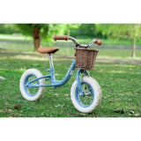 Huffy Vintage Kids Balance Bike 10 inch in Gloss Blue (British brand)