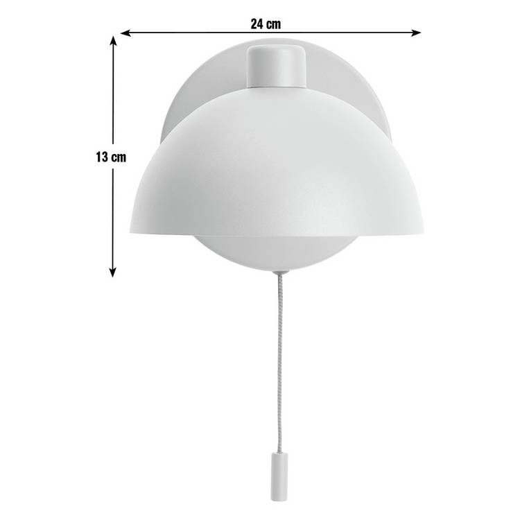 Habitat Mushroom Green Steel Wall Light, UK version