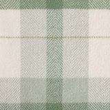 Argos Home green woven check throw 125x150cm - British product