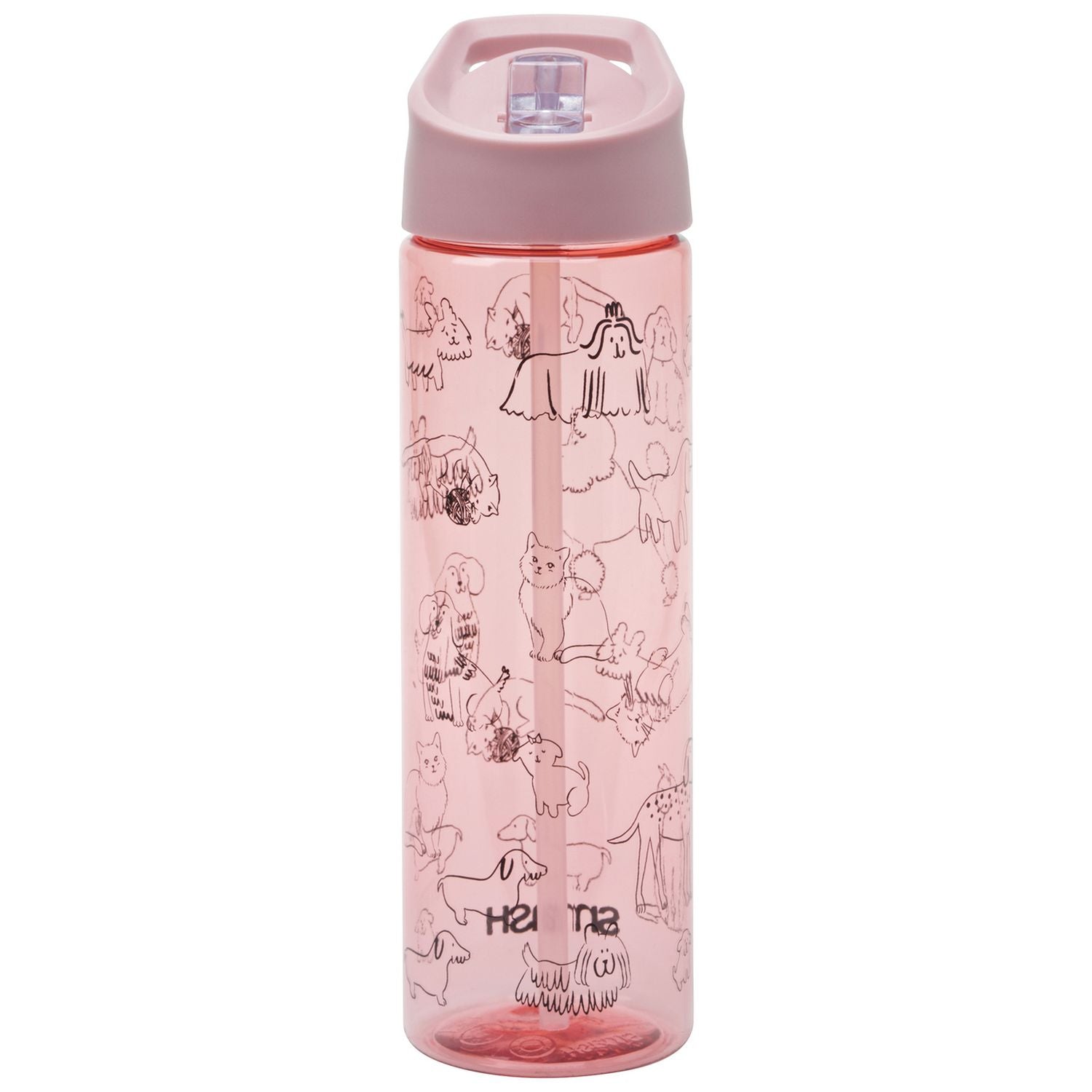 Smash Cat Dog sipper water bottle 700ml (British brand)