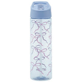 Smash gingham ribbon blue sipper bottle 700ml, imported from the UK