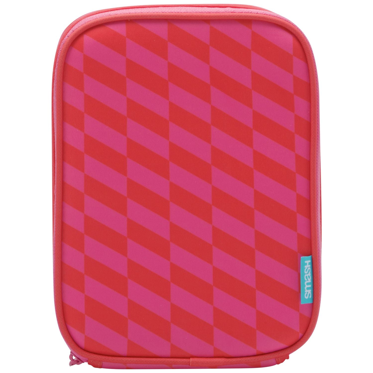 Smash pink lunch bag insulated neoprene, UK version