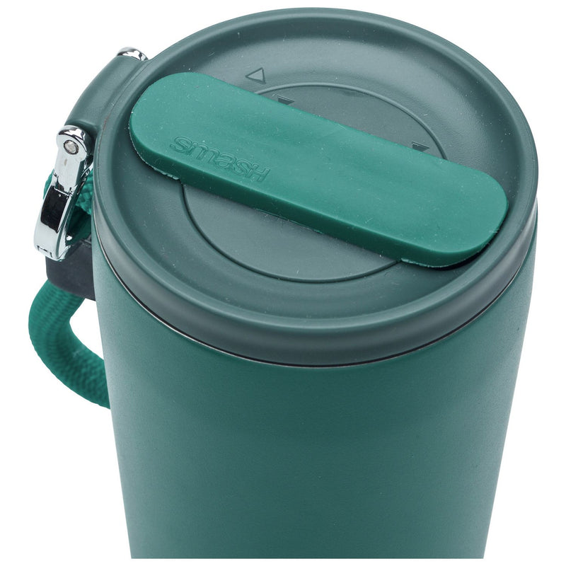 Smash Barista Buddy teal travel coffee cup 350ml, imported from the UK