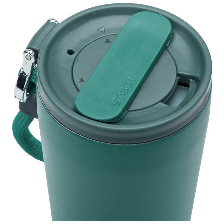 Smash Barista Buddy teal travel coffee cup 350ml, imported from the UK