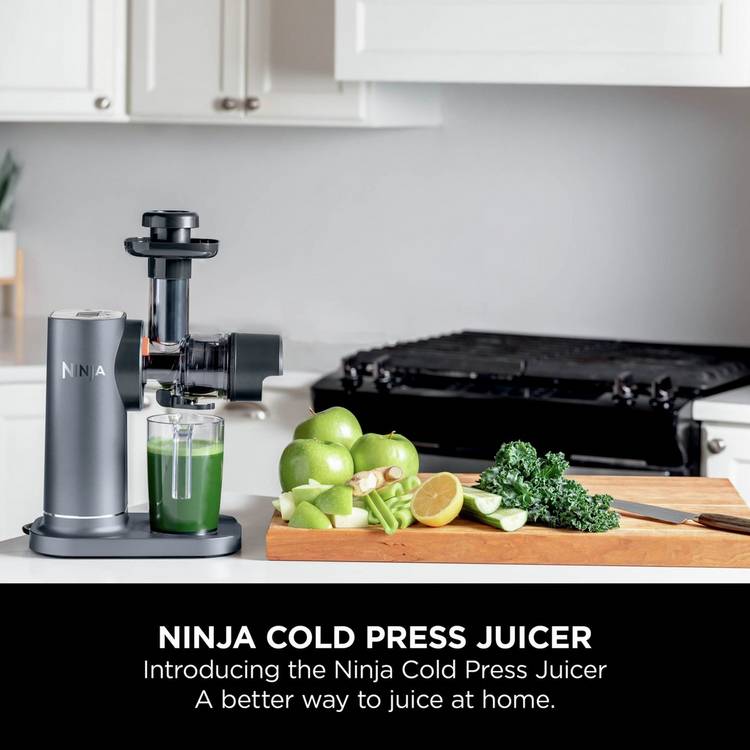 Ninja cold press juicer black JC151UK, imported from the UK